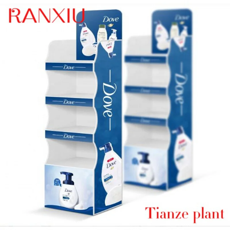 

Custom2 3 4 5 Tiers Custom Retail Paper Shelf Ready Display Packaging Box POS Cardboard Corrugated Tear Away Box