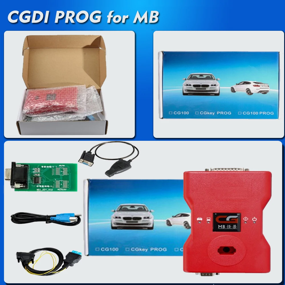 

CGDI Prog forbenz Key Programmer Support All Key Lost OBD2 CGDI MB Multiplexer Calculate Password Online One Free Token Each Day