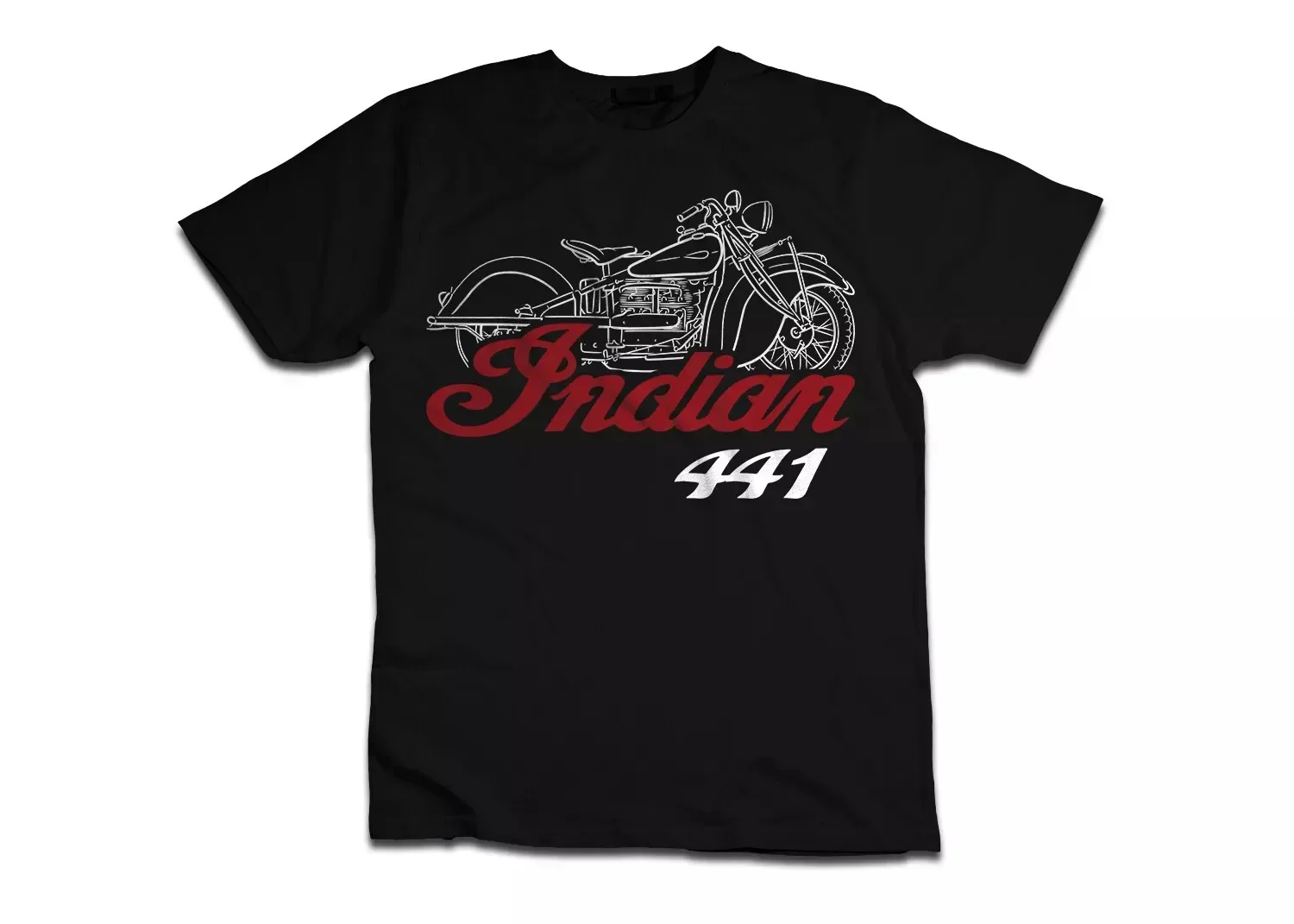 2025 Men T Shirt Casual Indian Series 441 1936-1941 Motorcycle for Bikers T-shirt Graphic Summer Short Sleeves 100% Cotton S-3XL
