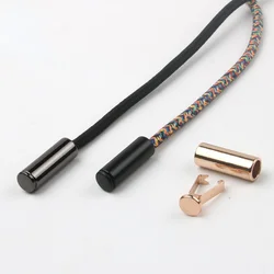 5pcs/Zinc Alloy Straight Hanging Clock Cord Stop Sweater Hat Cord Head Buckle Casual Pants Adjustment Button