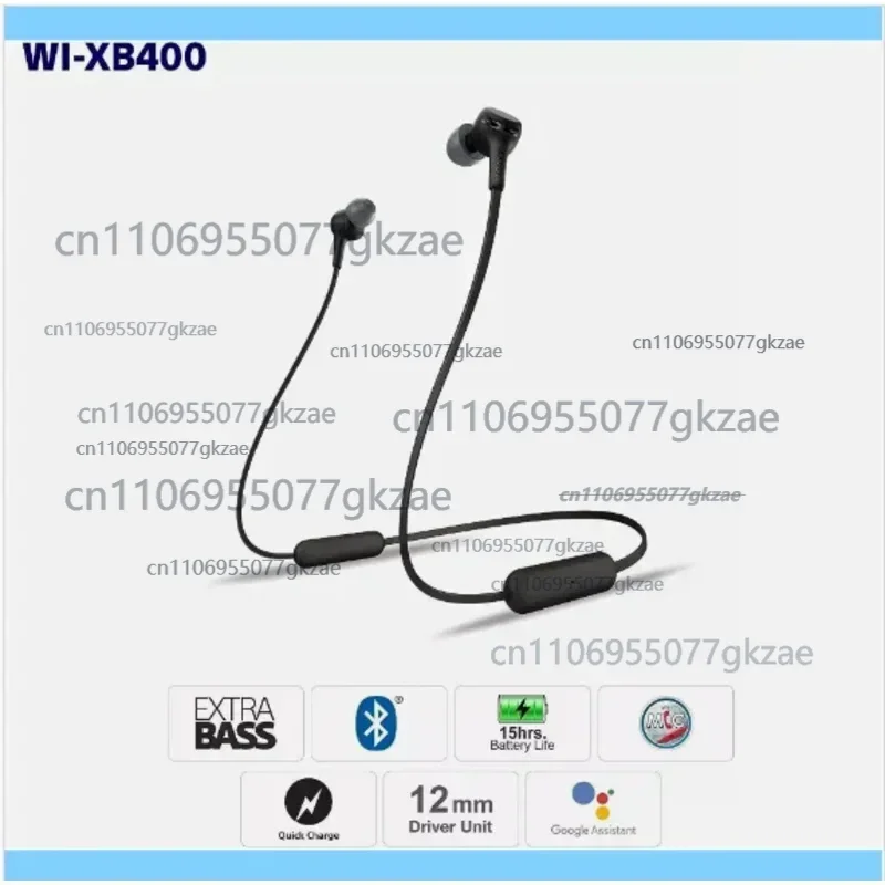 NEW WI-XB400 Wireless In-Ear Extra Bass Headphones With Mic for Sony  Phone Call