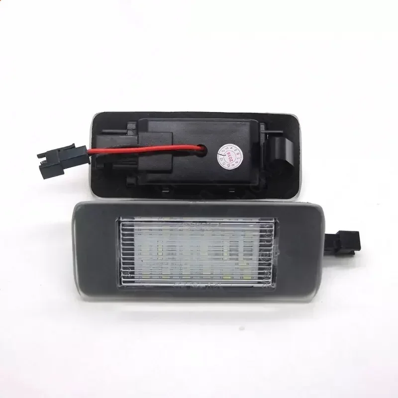 الأبيض سيارة لوحة ترخيص مُضاء رقم ضوء LED اكسسوارات السيارات لأوبل أسترا J الرياضة بجولة 2009-2015 زافيرا تورير C 2011-up #2