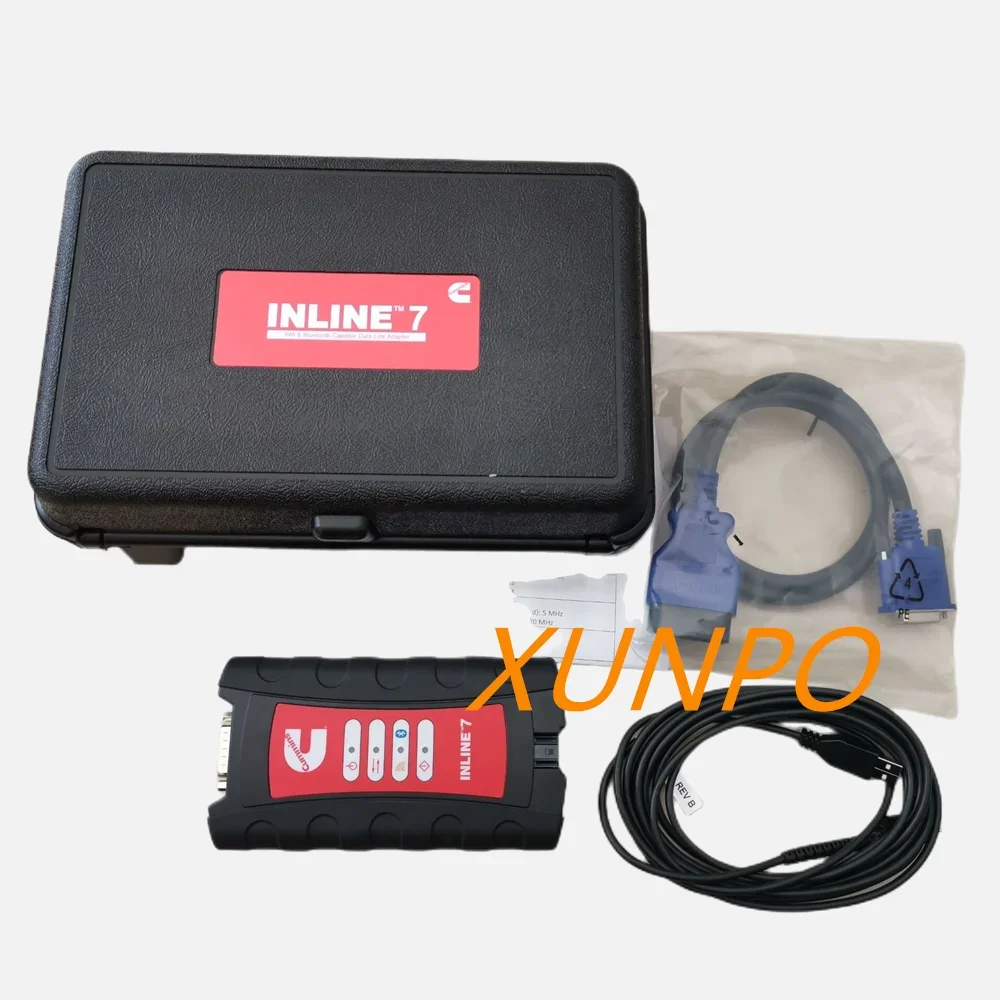 Diagnostic Box INLINE 7  6  Adapter Kit for Excavator Engine Parts 5572620 5299899