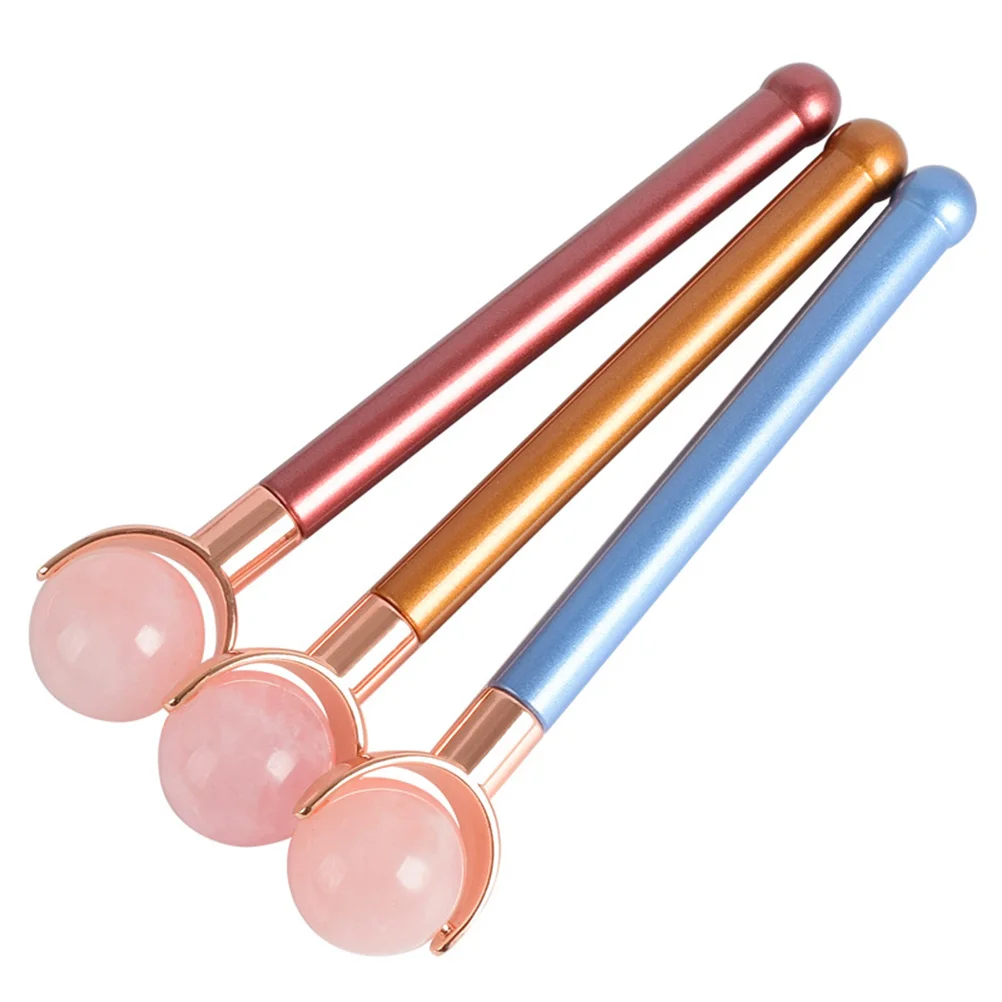 Jade Roller Face Massager Anti Aging Facial Skin Care Tool for Relaxation and Swelling Relief Portable Beauty Roller for Travel