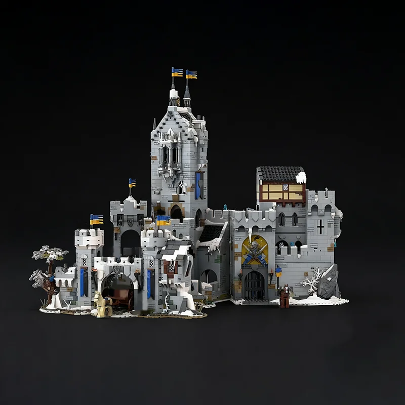 1318 個 MOC ブラックファルコン城門ファルコンズモデルビルディングブロック建築おもちゃ組み立てる創造的なアイデアクリスマスギフト子供