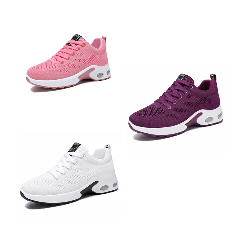 

Women's Shoes Casual Air Cushion Running Breathable Soft-soled Sports Shoes Women Thicken Mountain Climbing Slip Resistance