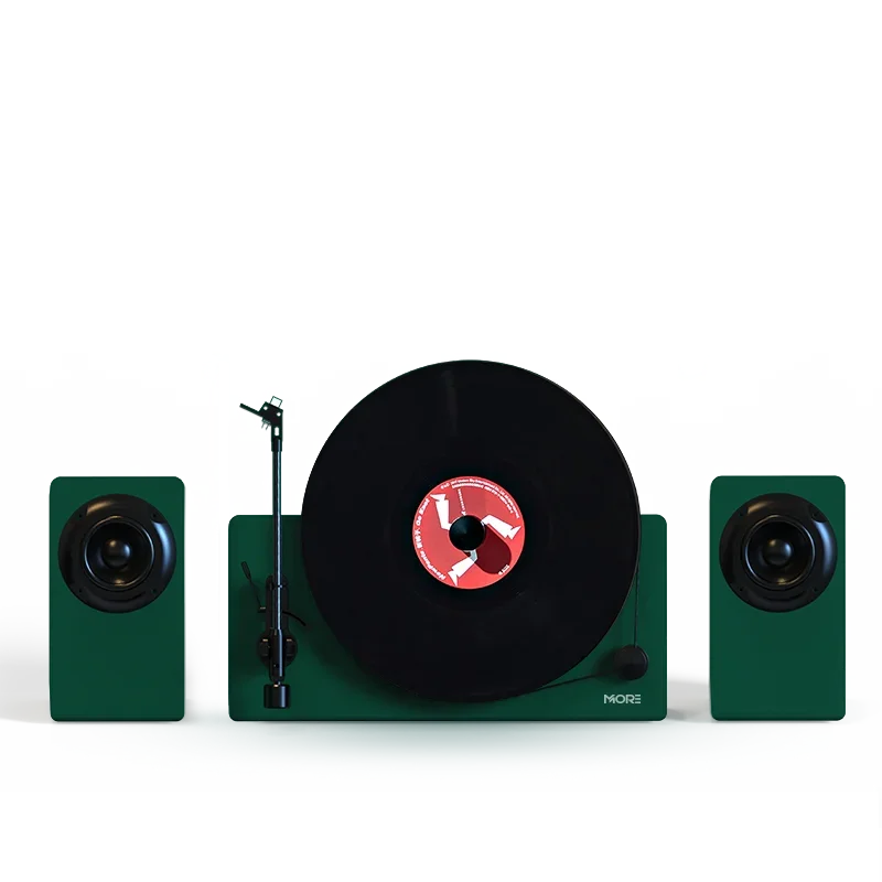 I vertical split vinyl record player lp fever record player phonograph living room bluetooth speaker