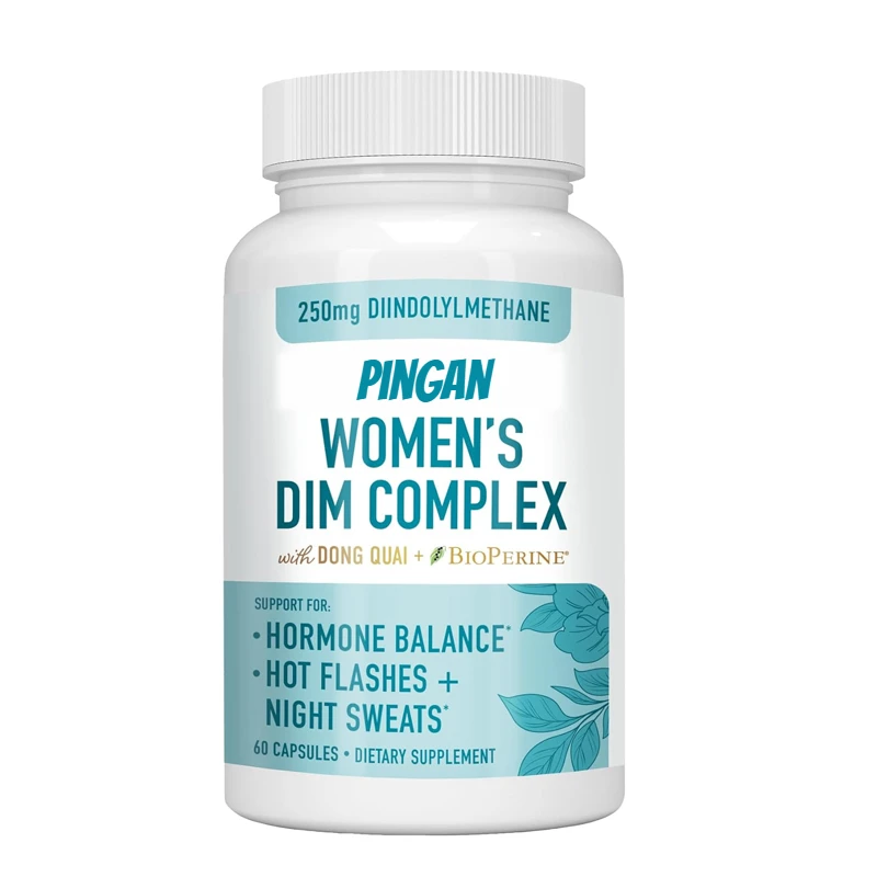 DIM60 Capsules Female Hormone Balance|Relieve Menopausal Heat and Night Sweat As An Estrogen Metabolic Supplement | Gluten Free