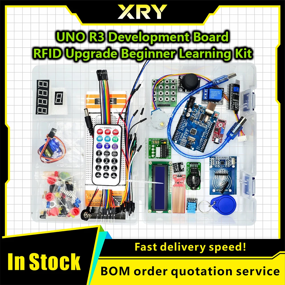 XRY RFID Starter Kit for Arduino for Raspberry PI for UNO R3 Upgraded Version Learning Suite Electronic DIY KIT