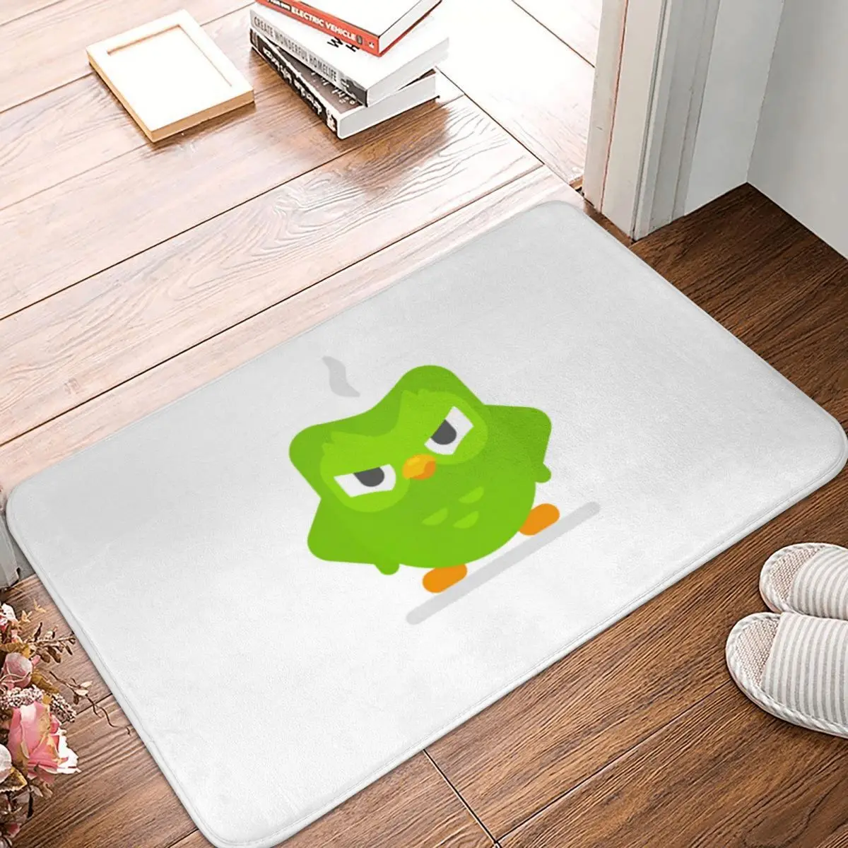 Duolingo Owl Duo Anti-slip Doormat Floor Mat Antiwear Carpet Rug for Kitchen Entrance Home Bathroom Living room Footpad Mats