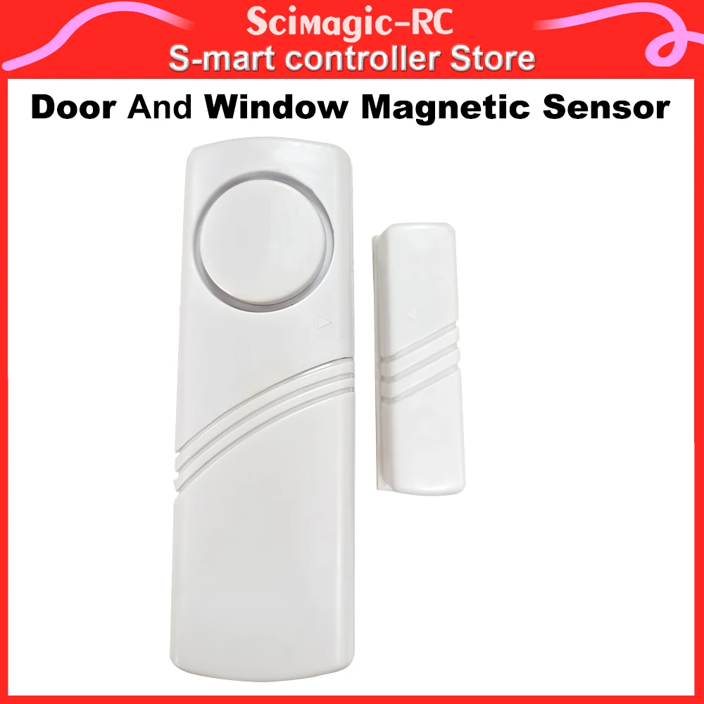 Newest Longer Door Window Wireless Burglar Alarm With Magnetic Sensor Home Safety Wireless Longer System Security Device Home