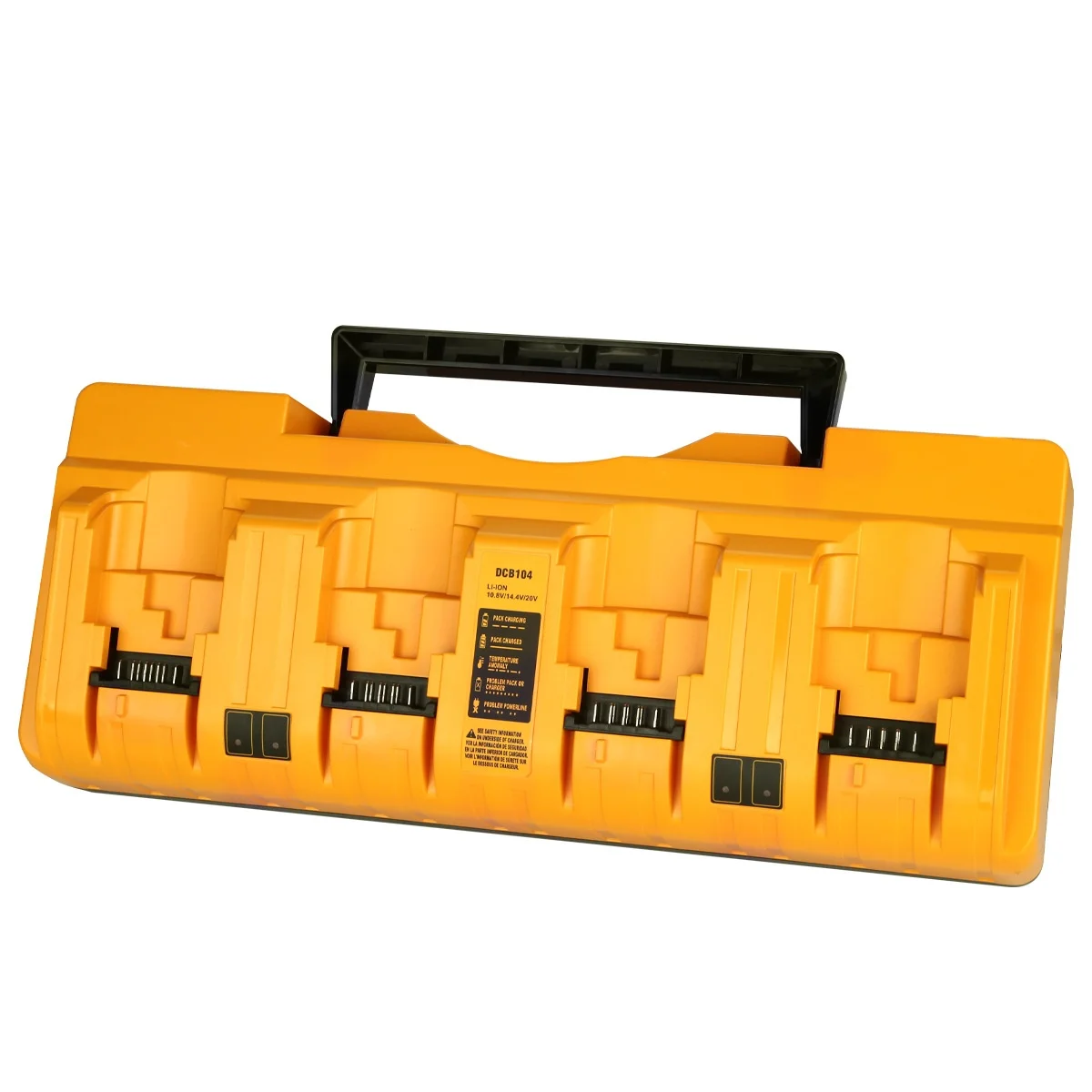 

4-Ports Battery Charger Compatible with Dewalt 18V 20V Li-ion Battery, Fast Charging Station with 2 USB Ports 5V 2.1A