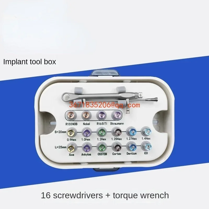 Universal Implant Tool Box Torque Wrench Repair Tool