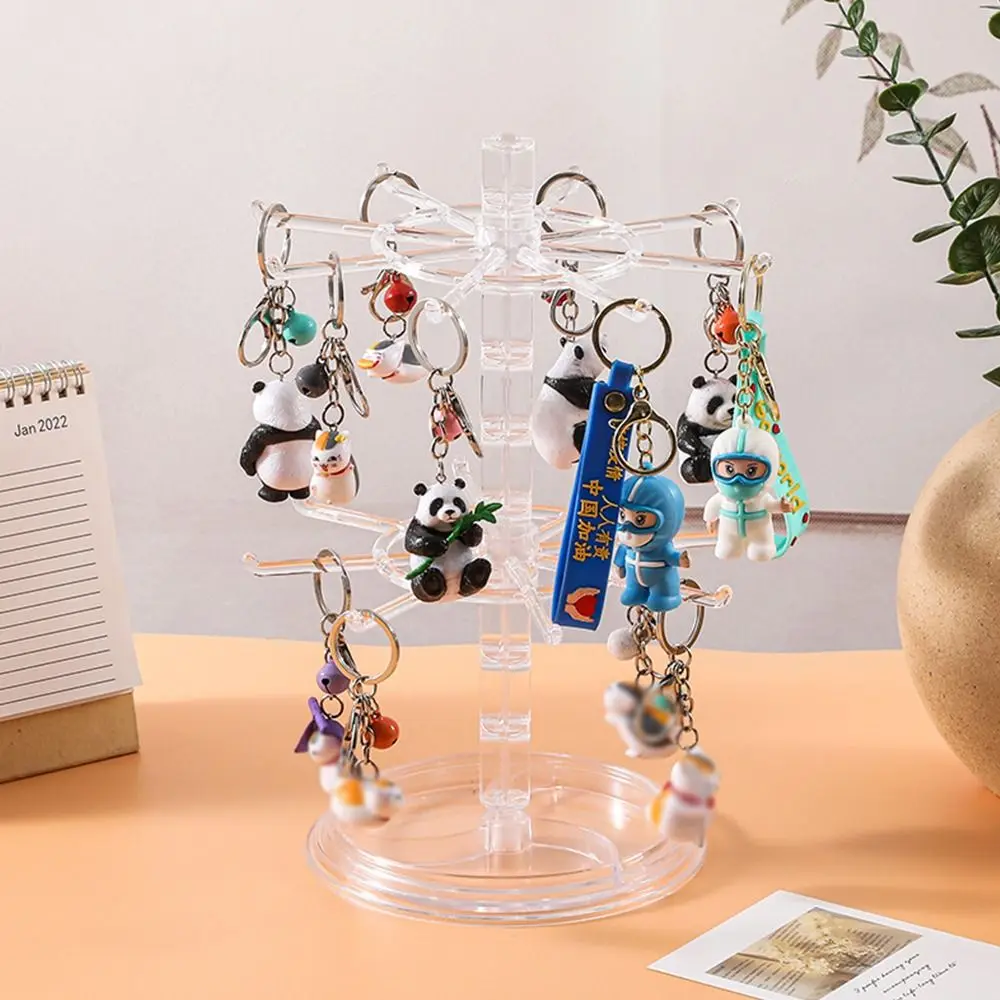 Hair Ring Rack Necklace Display Stand Women Fashion Accessories Key Chain Hanger Jewelry Display Jewelry Display Stand