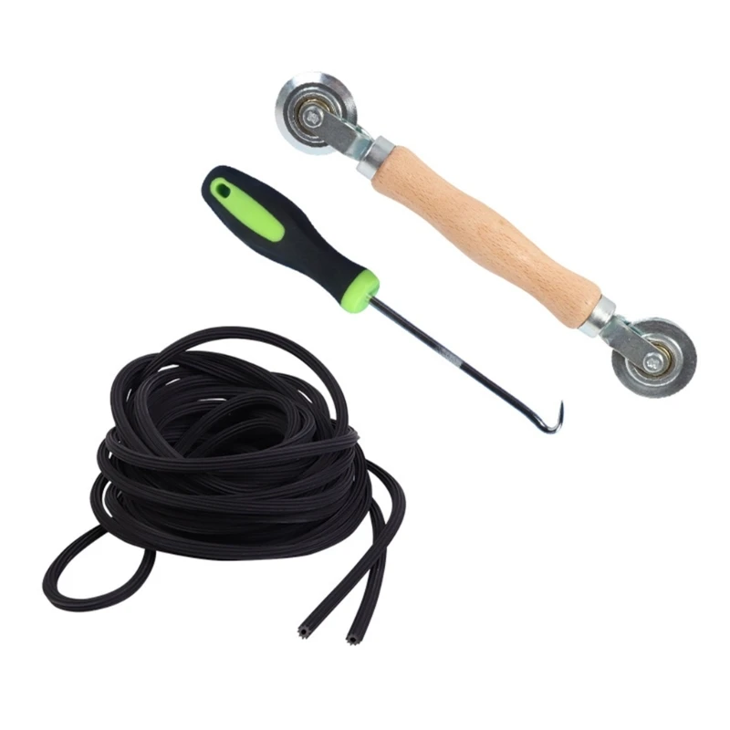 

Professional Screen Rolling Tool with Spline set Home Maintenance Screen Sealing Roller for Easy Window Screen Fitting