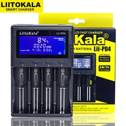 Liitokala Lii 500 Lii PD4 Lii 500S Lii S2 Battery Charger For 3.7V 1.2V AA AAA 18650 21700 26650 18350 18500 10400 17500