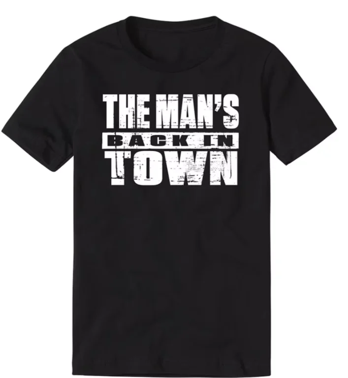 Black Becky Lynch The Man'S Back In Town T-Shirt