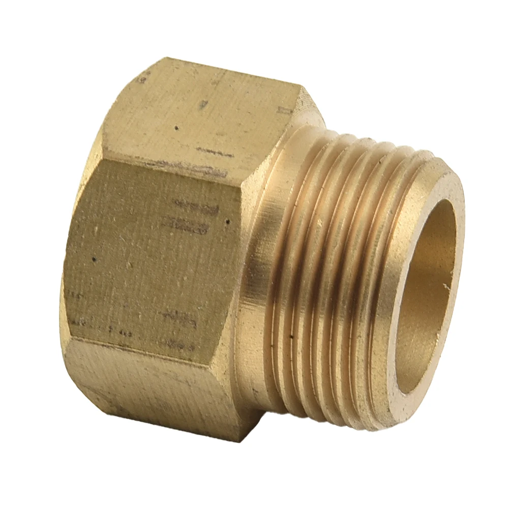 Accessories Adapter 150℃ Brass Female Metric Adapter Adapter For G 1/2in Female Thread M22x1.5 External Thread