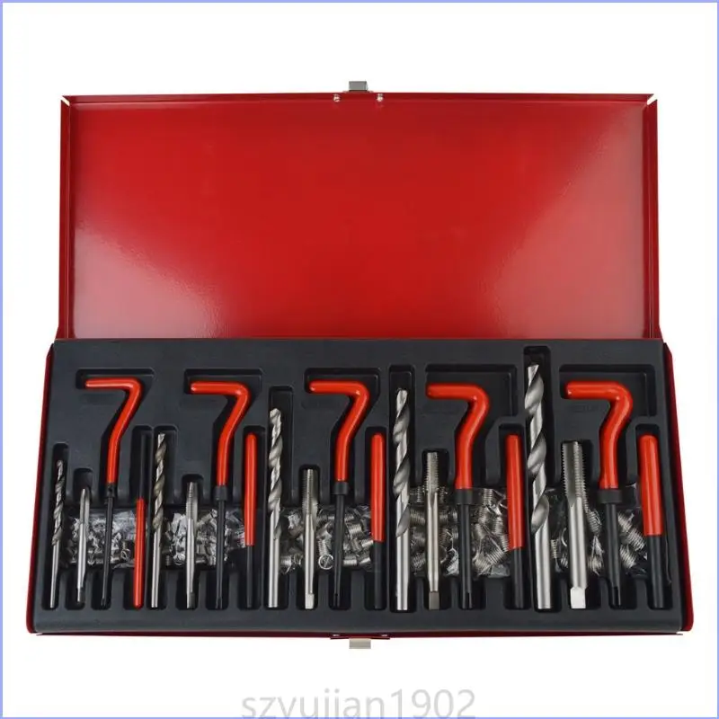 

124B 131 ПК блокировки двигателя Восстановление поврежденного набора инструментов для ремонта резьбы M6 для ремонта