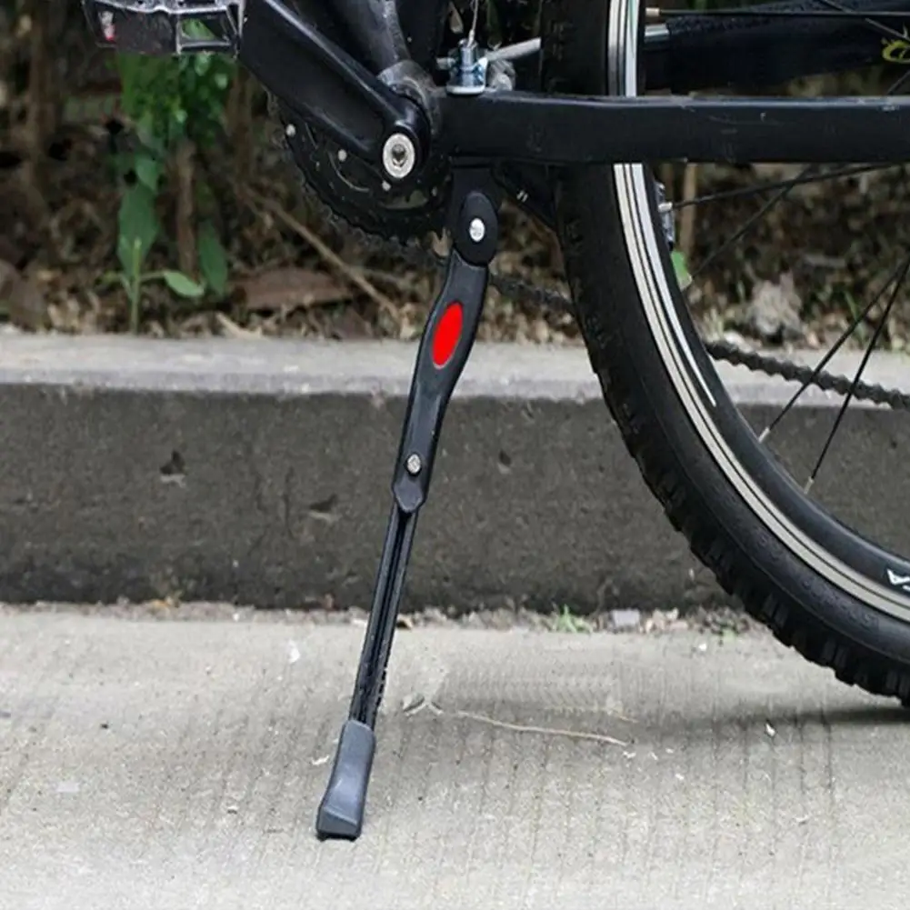 Parks tützst änder verstellbarer Fahrradst änder Aluminium Fahrzeug Fahrrads eite Fuß stütze Gepäckträger Unterstützung 22-29 Zoll Parkst änder