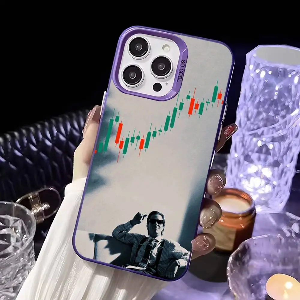 حافظة هاتف من Forex Day Trading Day Trader لهاتف iPhone17,16,15,14,13,12,11,Mini,Pro,SE,MAX,plus,Purple Matte غطاء سيليكون #2