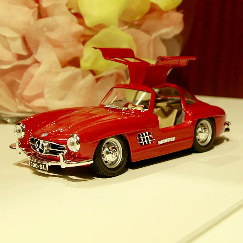 Bburago 1:24 Mercedes-Benz 300SL 1954 Alloy Car Model Diecasts & Toy Vehicles Collect Car Toy Boy Birthday gifts