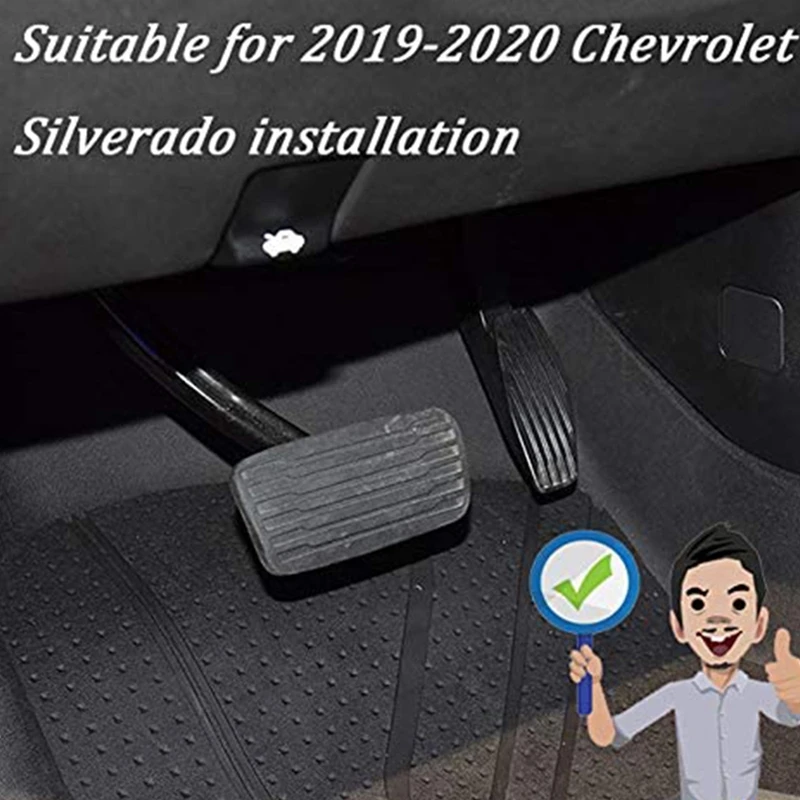 Auto Gas Kraftstoff Pedal Bremspedal Abdeckung an Pedalen fit für Chevrolet Silverado Zubehör