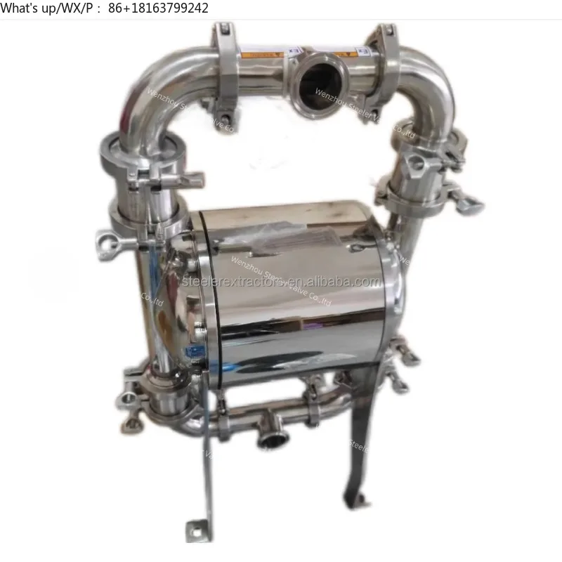 

Sanitary SS304 Pneumatic Diaphragm Pump Double Diaphragm Air Pump