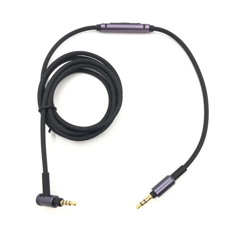 Cable de extensión de repuesto con conector de 3,5mm, Control de volumen para auriculares Sony MDR-1A, MDR-1ABT, MDR-1ADAC, MDR-1AM2