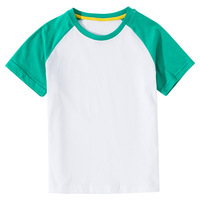 DE PEACH 2025 Summer Cotton Baby Kids Short Sleeve T-Shirt For Boys Girls Spell Color Tshirt Toddler Children Casual Tops Unisex