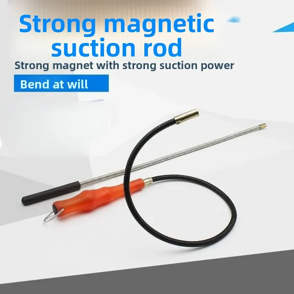Hot Sell 60cm Bendable Magnetic Pickup Tool Strong Flexibility Magnet Stick for Car Repair Screw Nut Bolt Retrieval