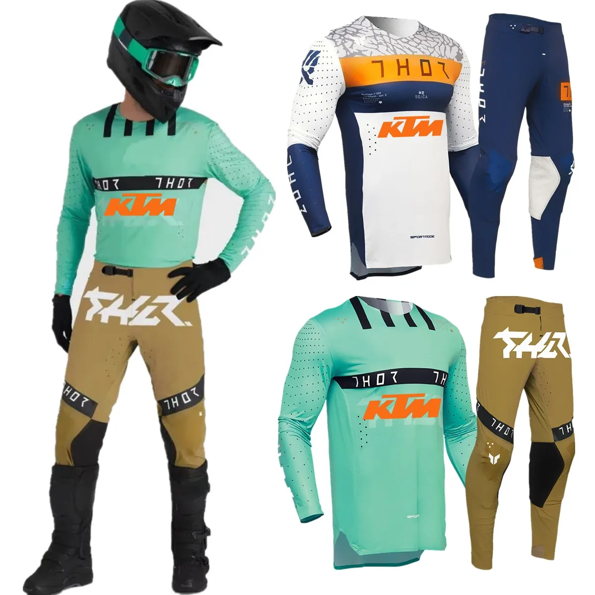 

2026 KTM MX GFX Gear Set Power Wear Off Road Jersey Set Moto ATV kit Dirt Bike Combo Suit Motocross Kit Motorcycle Combos