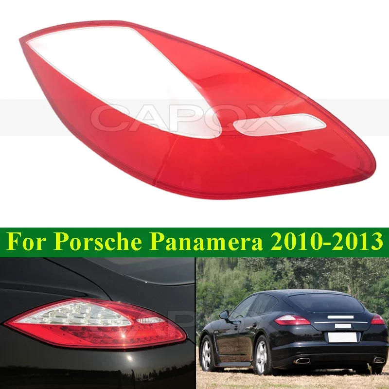 CAPQX Rear Taillight Shell Cover Replacement For Porsche Panamera 2010-2013 Tail Light Lamp Shell Cover Lid Brake Light Cover