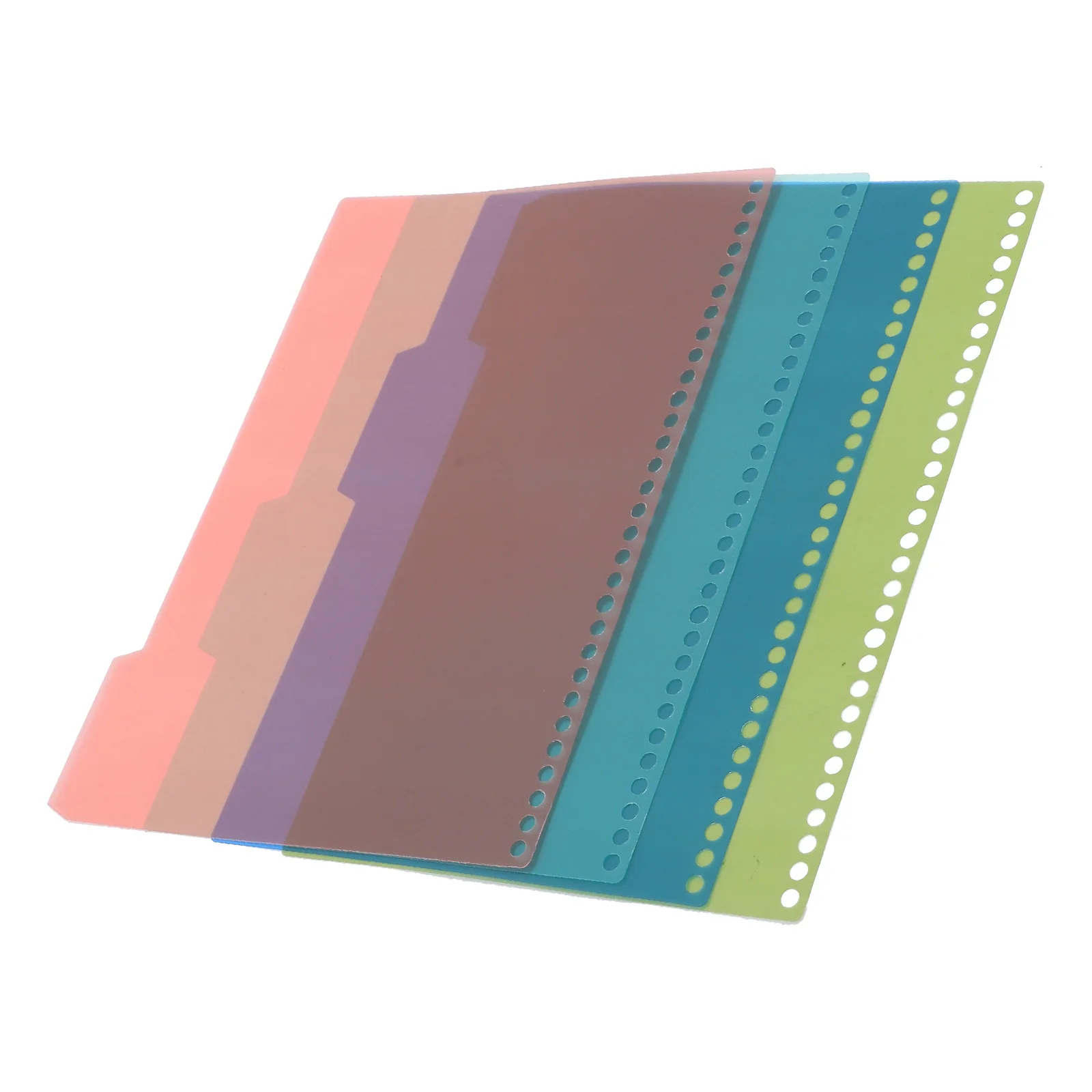 4Pcs Index Classified Labels Plastic Divider Tabs A4 for Easy Note Taking and Memo Keeping Binder Dividers Dividers for Binders