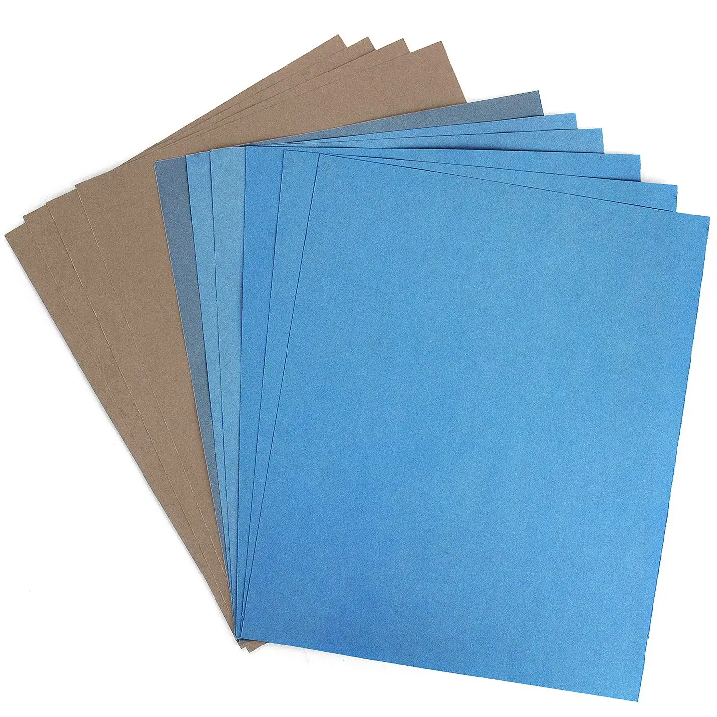 

9x11 Inch 10 Sheets Sandpaper, Wet/Dry 7000-15000 Grit Assortment for Automotive, Wood, Metal Finishing