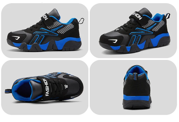 Kinder Jungen Schuhe Schule Sport Mode Leder Für Kinder Tennis Casual Turnschuhe Kinder Junge Laufen 7-12 Jahre Walking schuh – Detail 16