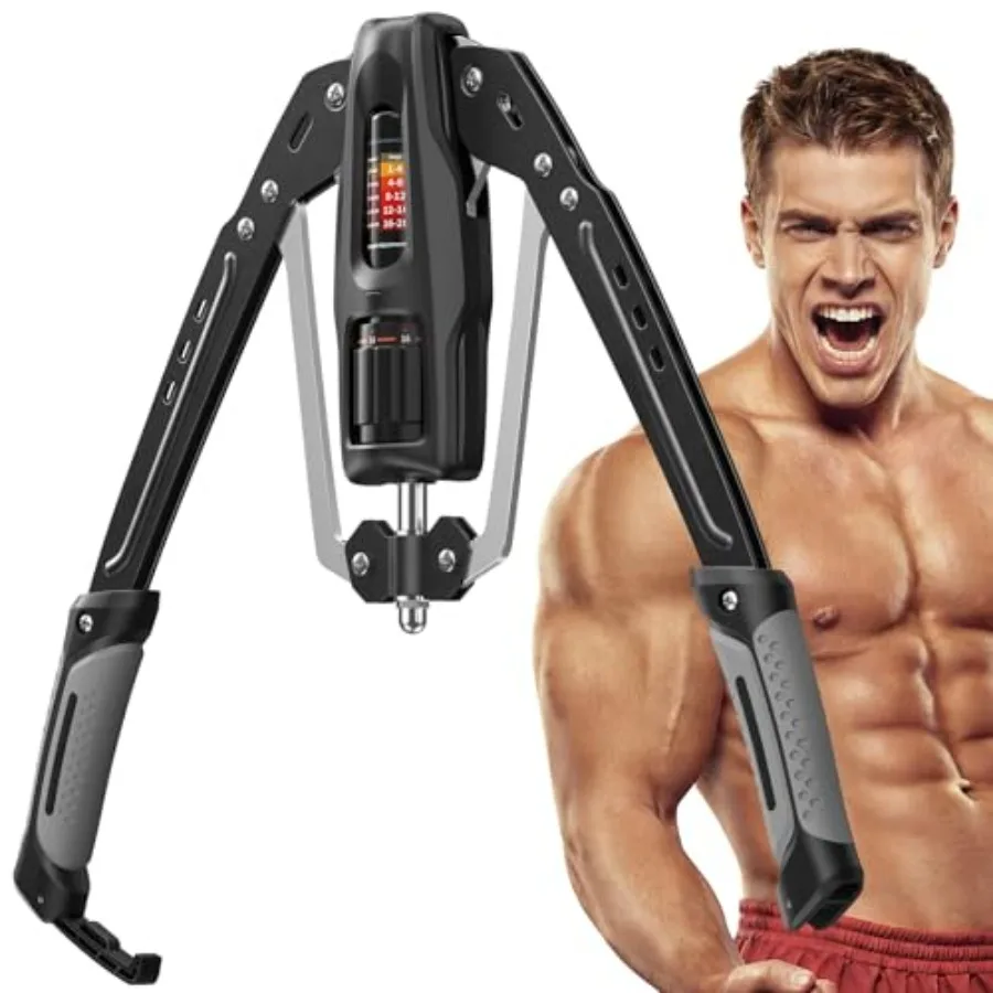 

Тренажер для рук Twister Arm Trainer 22-440 фунтов, гидравлический, регулируемый, для дома, для тренировки грудных мышц и плеч, фитнес-оборудование для укрепления рук