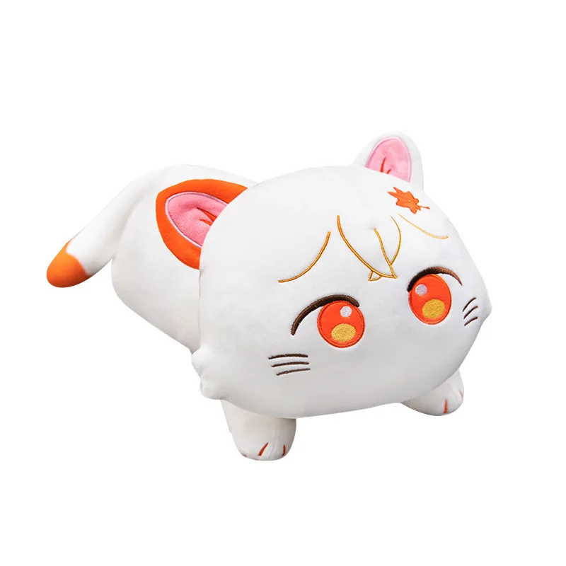 

60CM Genshin Impact Plush Toy Kaedenhara Kazuha Cat Pillow Dolls Cartoon Stuffed Soft Toy Birthday Christmas Gift For Children