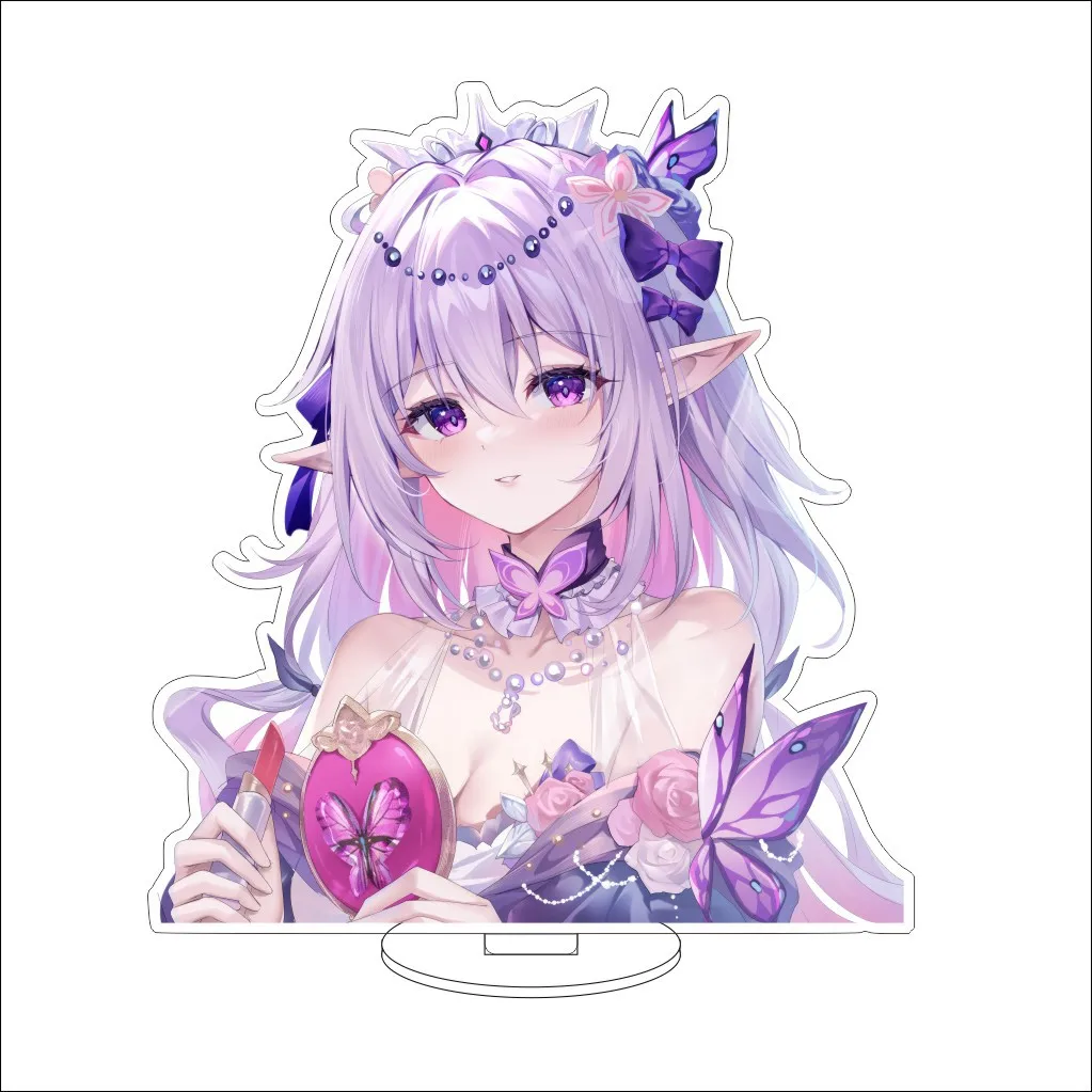 16CM Game Anime Honkai: Star Rail Castorice Cos Acrylic Figure Stand Ornaments Birthday Chrismas Lovely Gifts view 6