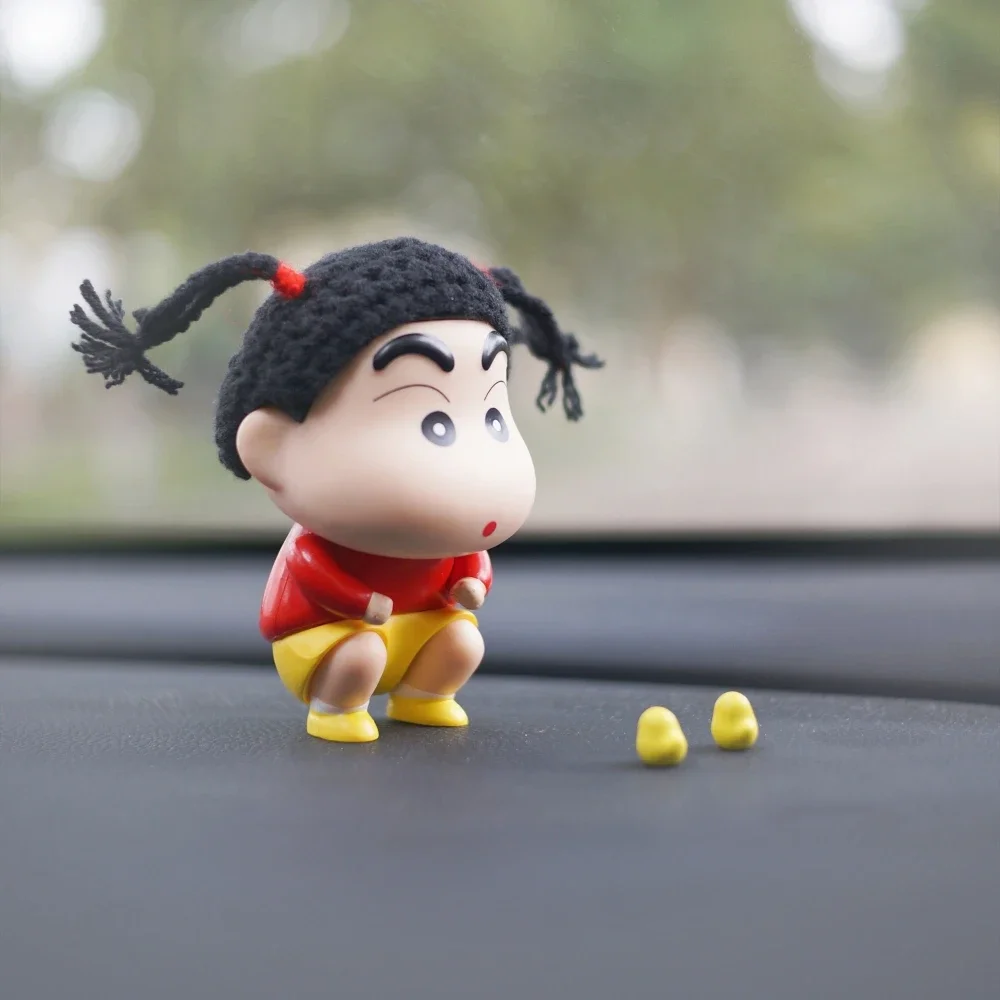 

Crayon Shin-Chan Cute Tabletop Decoration Center Console Car Interior Model Hand Do Cartoon Funny Doll Hand Do Funny Toy Gift