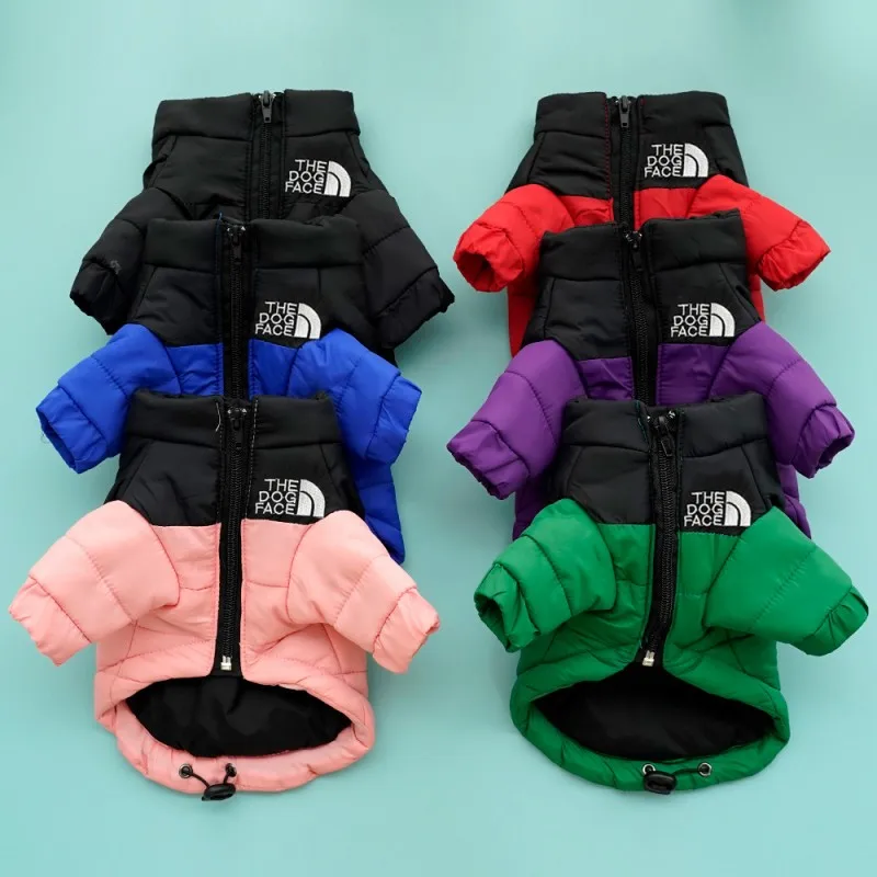 Dog Down Jacket Waterproof Warm Dog Clothes Cat Costume Pet Dog Coat Chihuahua French Bulldog Dachshund Large Dog Winter Clothes