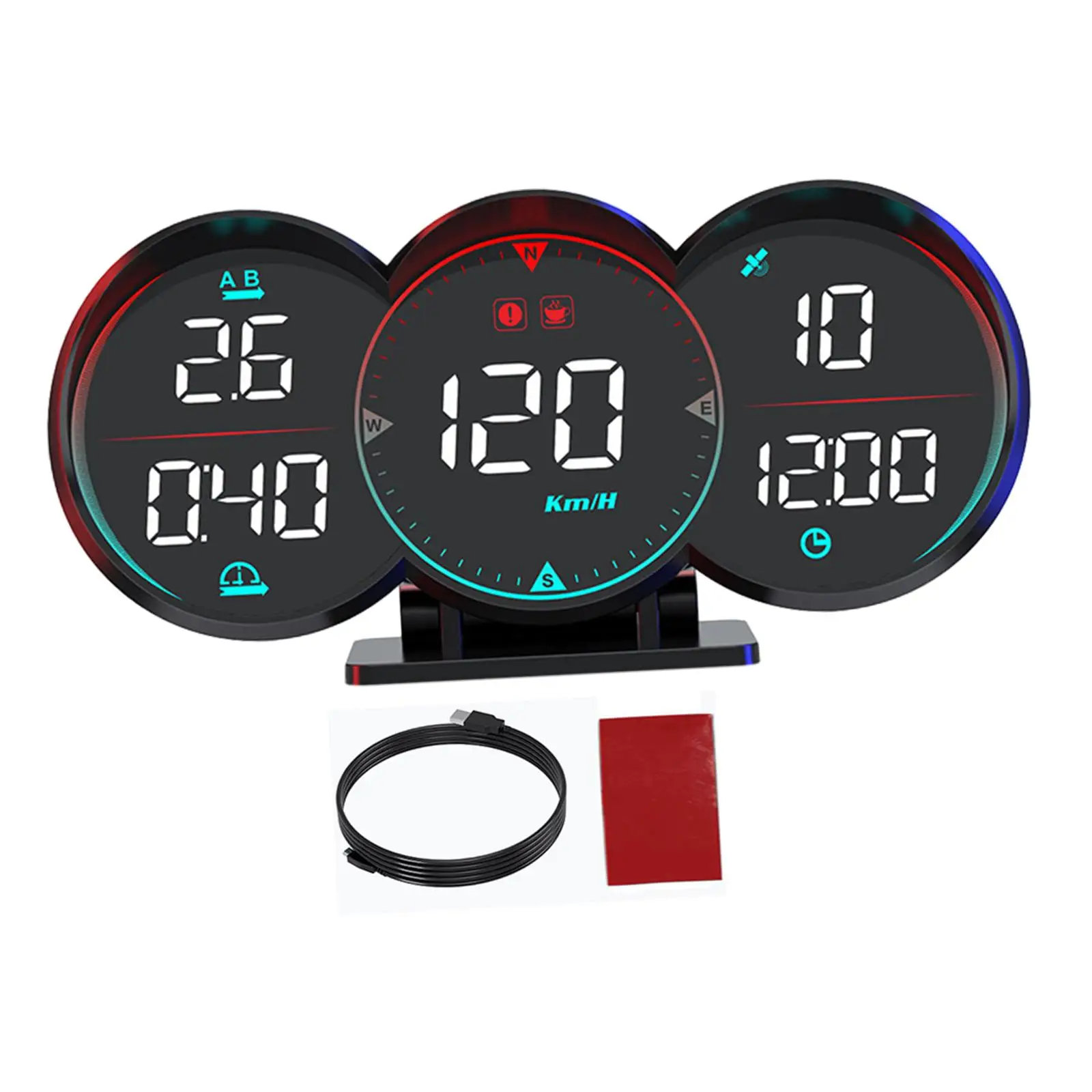 G17 GPS HUD Auto Speedometer Head up Display with Light Altitude Major Car Head