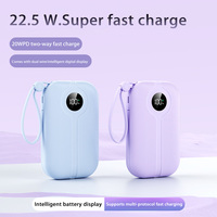 50000mAh Mini Super Fast Power Bank Portable Charger for iPhone 16/15/14/13  22.5W External Battery for Samsung Xiaomi PowerBank