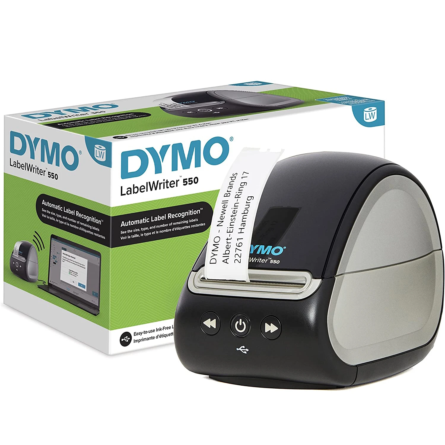 DYMO Label Printer LabelWriter LW450 Turbo/LW550 Thermal Label Machine for Labeling, Mailing, Barcodes and More, Home & Office