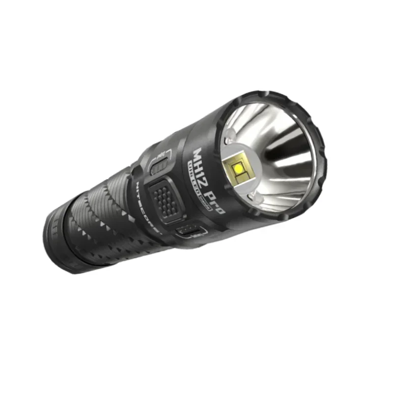 NITECORE MH12 PRO ładowalna latarka 3300 lumenów zawiera baterię 21700 5300mAH