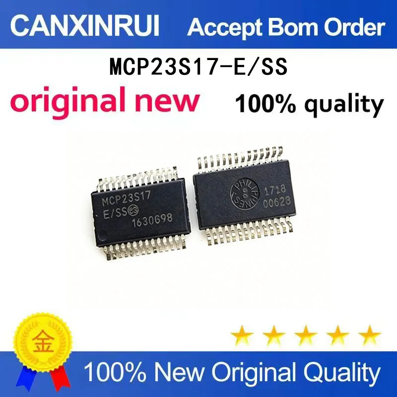 

(5-100 Pieces) Brand new original MCP23S17-E/SS MCP23S17SSOP28 spot chip IC