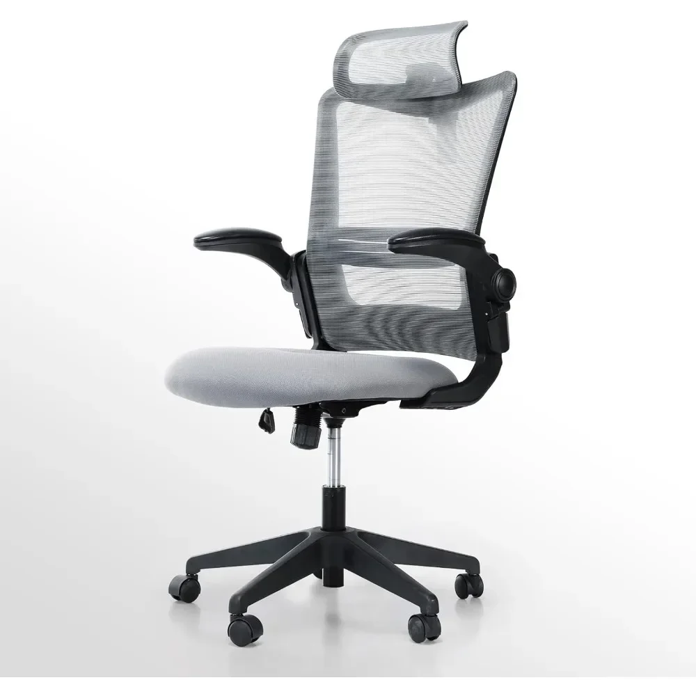 Office Chair Ergonomic Computer Desk Chair, 300 LBS Home Mesh Desk Chair with Wheels, Comfortable Work Chair for Long Hours, Hig