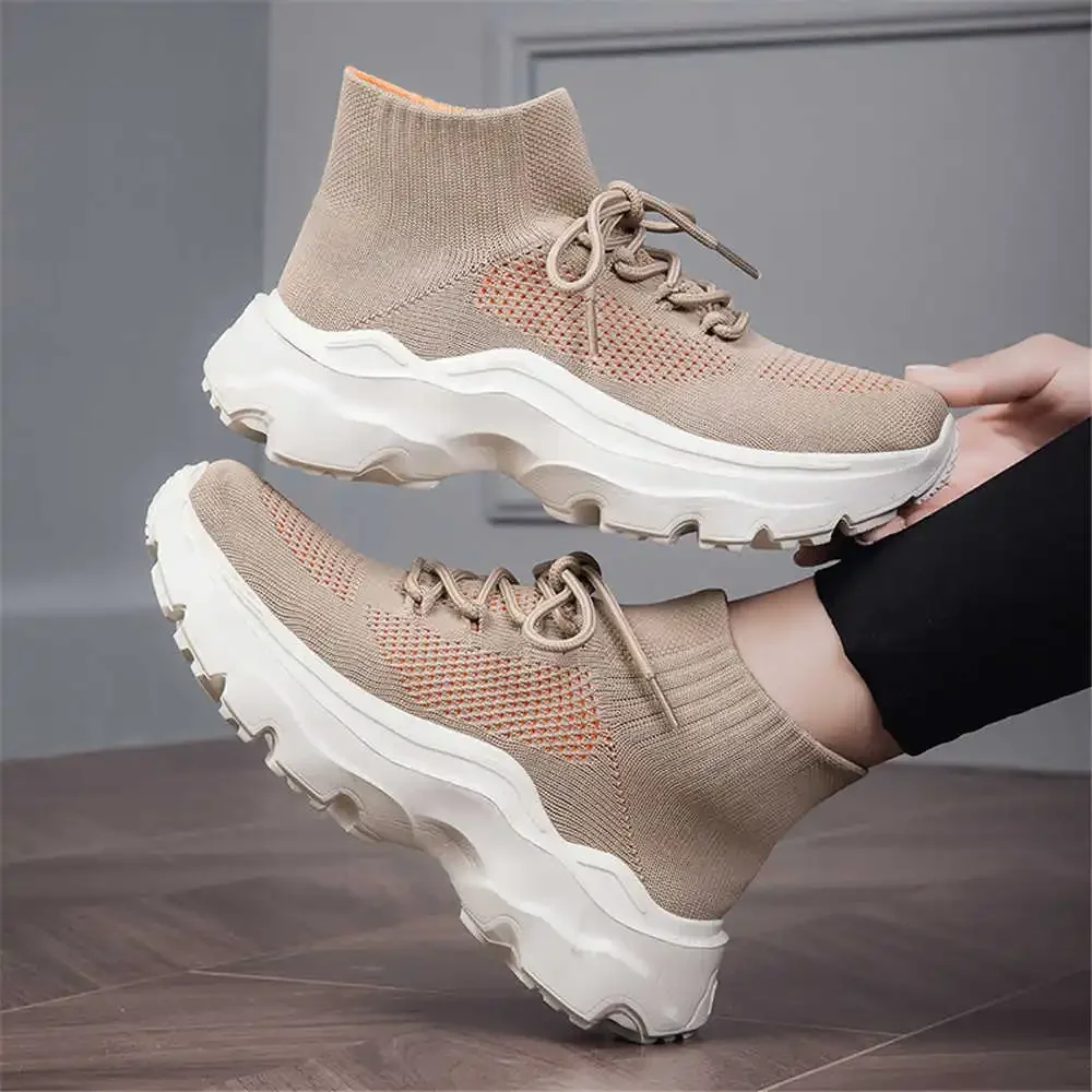 Dark Key Height Boot Without Heel Men's Boots Sneakers Shoes Summer Long Boots Sport Fashionable Luxus Retro Funny