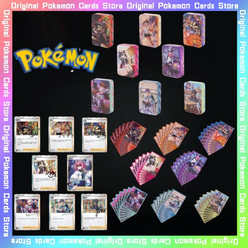 

100%Original Pokemon Trainer Collecting Gift Box Card Sleeve Trading Signature Card PTCG Simplified Chinese Collectible Toy Gift