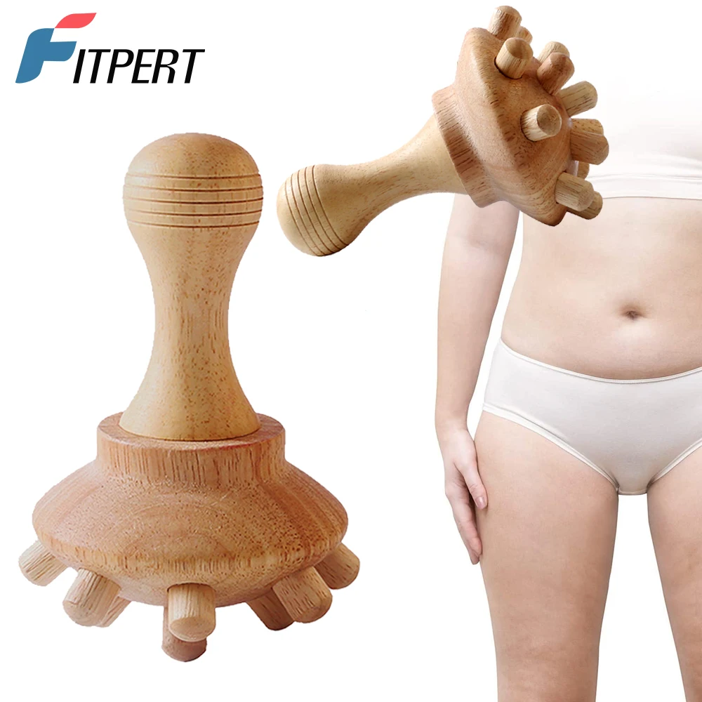 

Back Massage Instrument Professional Wood Therapy Massage Tools for Body Shaping,Lymphatic Drainage Massager Body Sculpting Tool